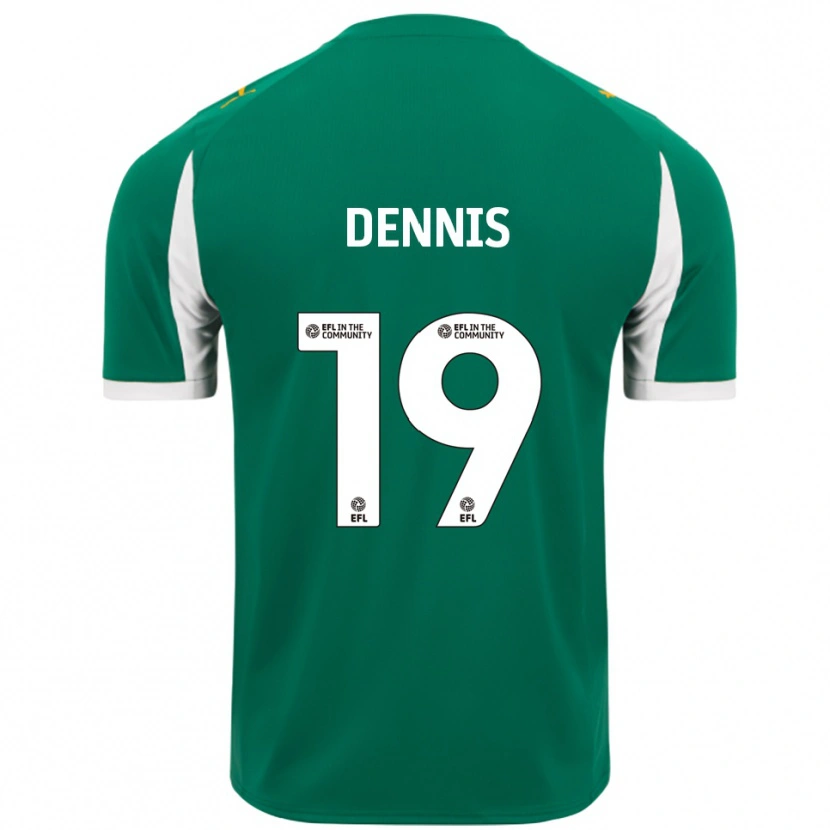 Danxen Damen Matthew Dennis #19 Grün Weiß Auswärtstrikot Trikot 2025/26 T-Shirt