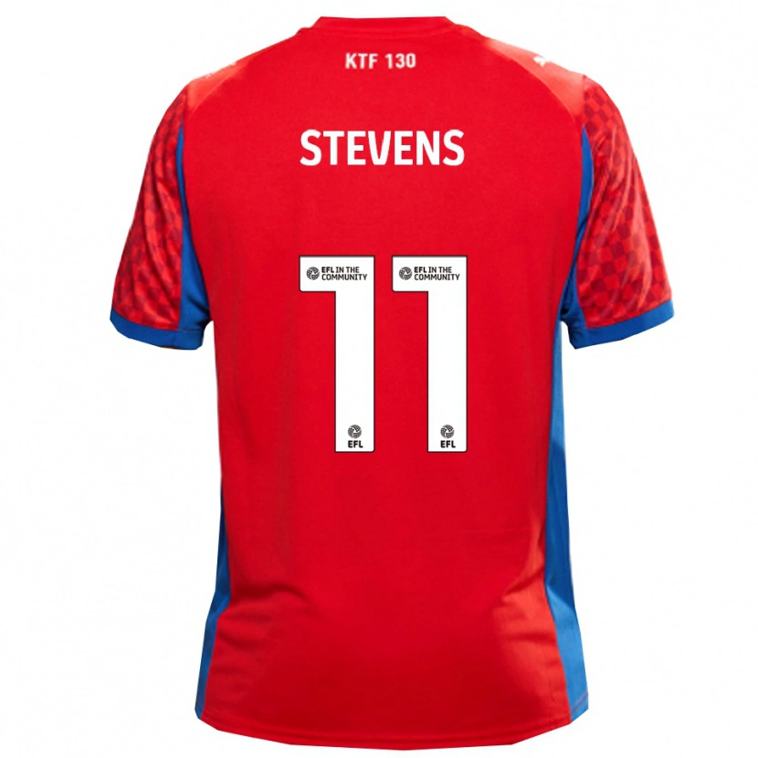 Danxen Damen Jack Stevens #11 Rot Blau Auswärtstrikot Trikot 2025/26 T-Shirt