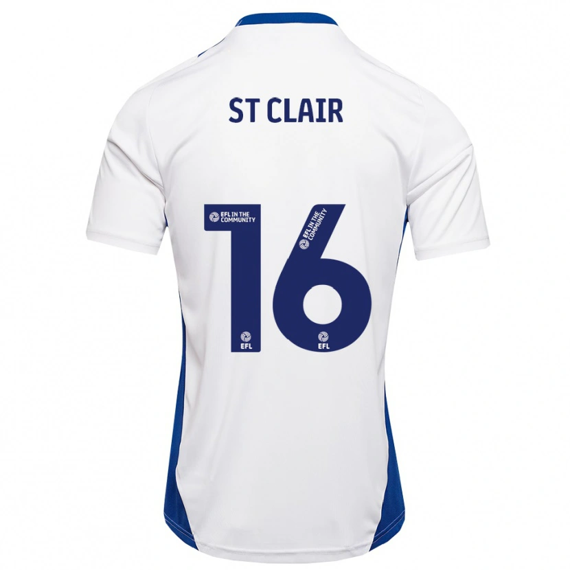 Danxen Damen Tori St Clair #16 Weiß Blau Auswärtstrikot Trikot 2025/26 T-Shirt