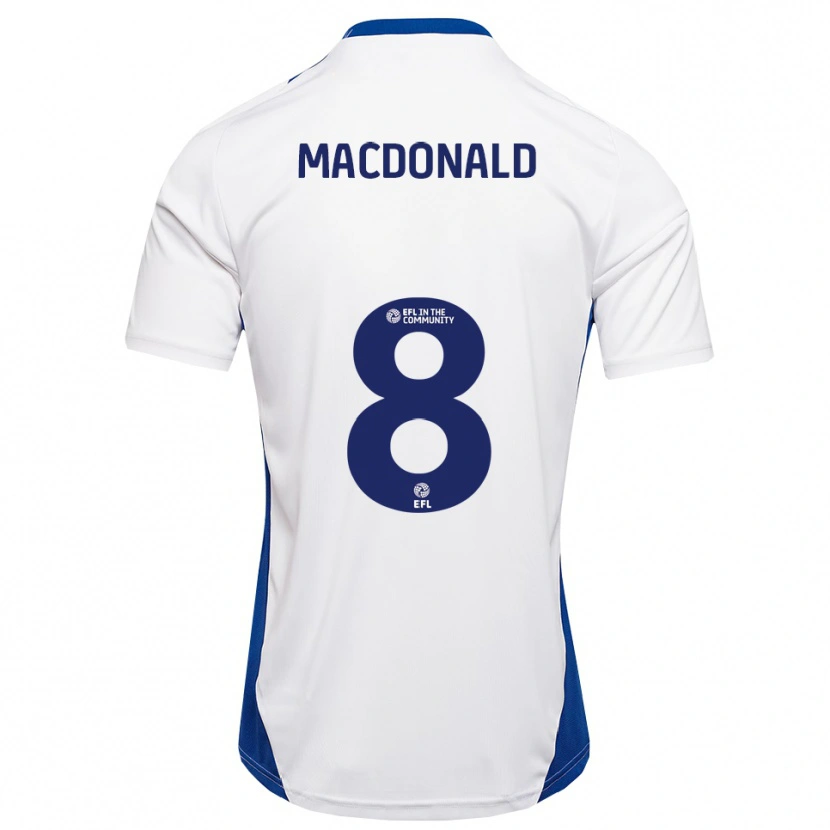 Danxen Damen Taylor Macdonald #8 Weiß Blau Auswärtstrikot Trikot 2025/26 T-Shirt