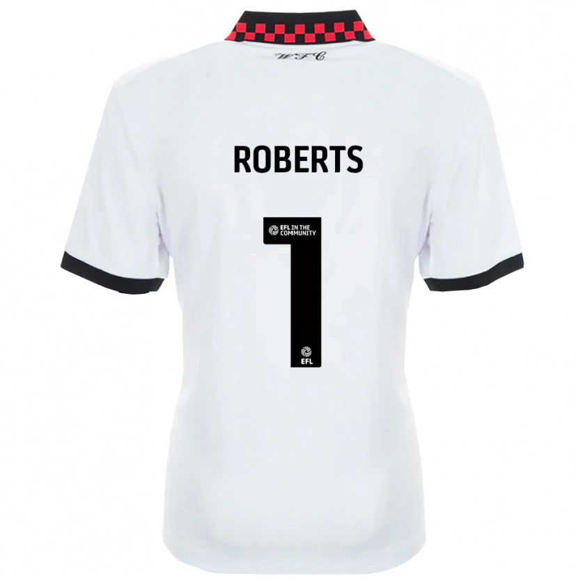 Danxen Damen Myles Roberts #1 Weiß Schwarz Auswärtstrikot Trikot 2025/26 T-Shirt