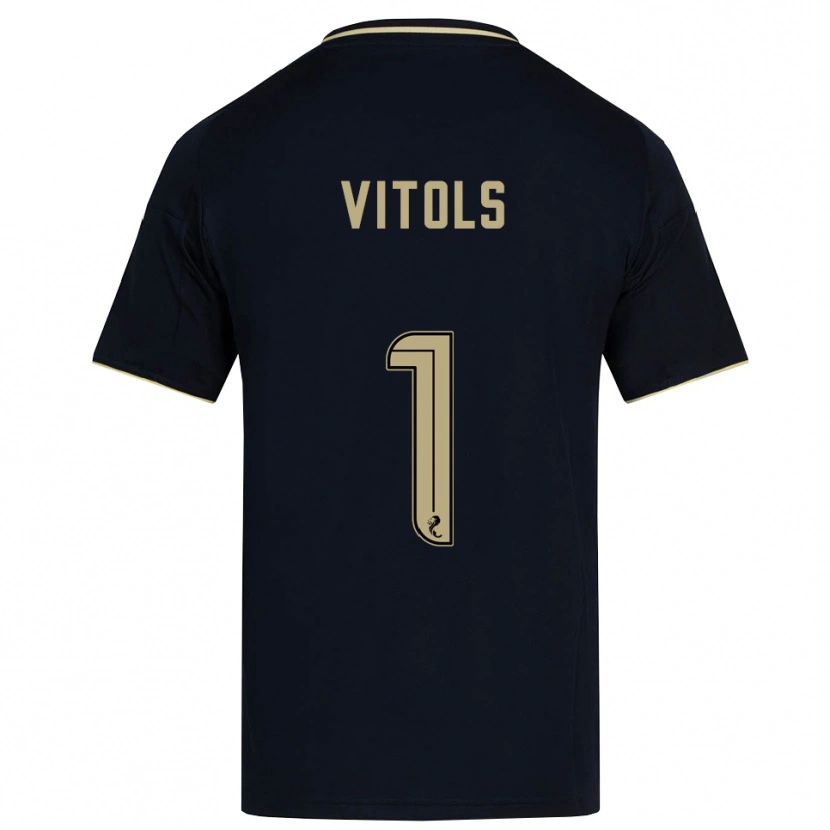 Danxen Damen Rodrigo Vitols #1 Marine Gold Auswärtstrikot Trikot 2025/26 T-Shirt