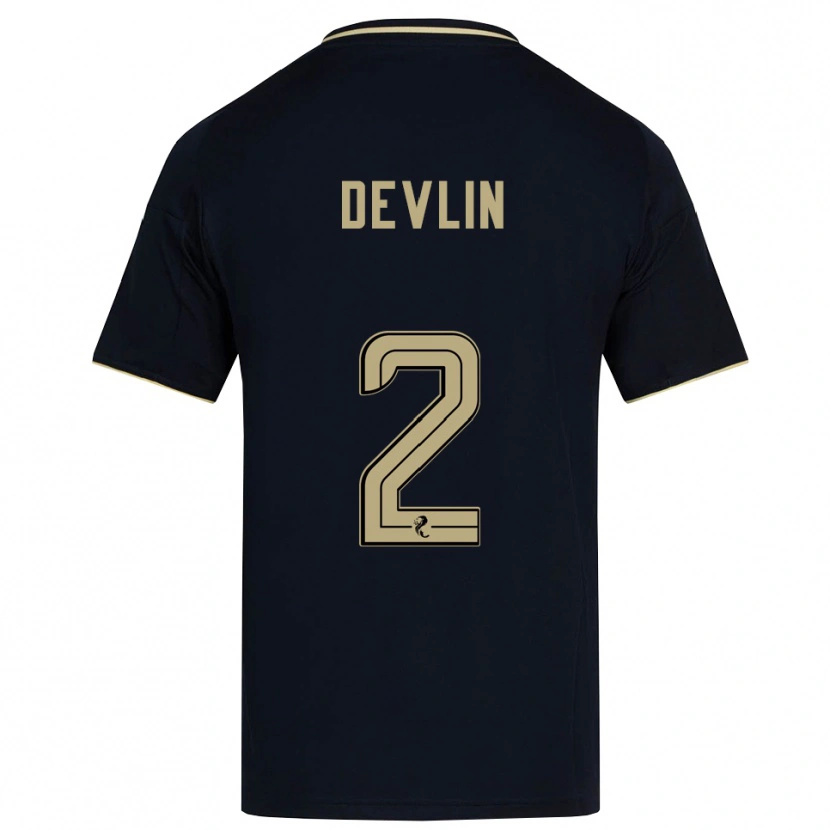 Danxen Damen Nicky Devlin #2 Marine Gold Auswärtstrikot Trikot 2025/26 T-Shirt