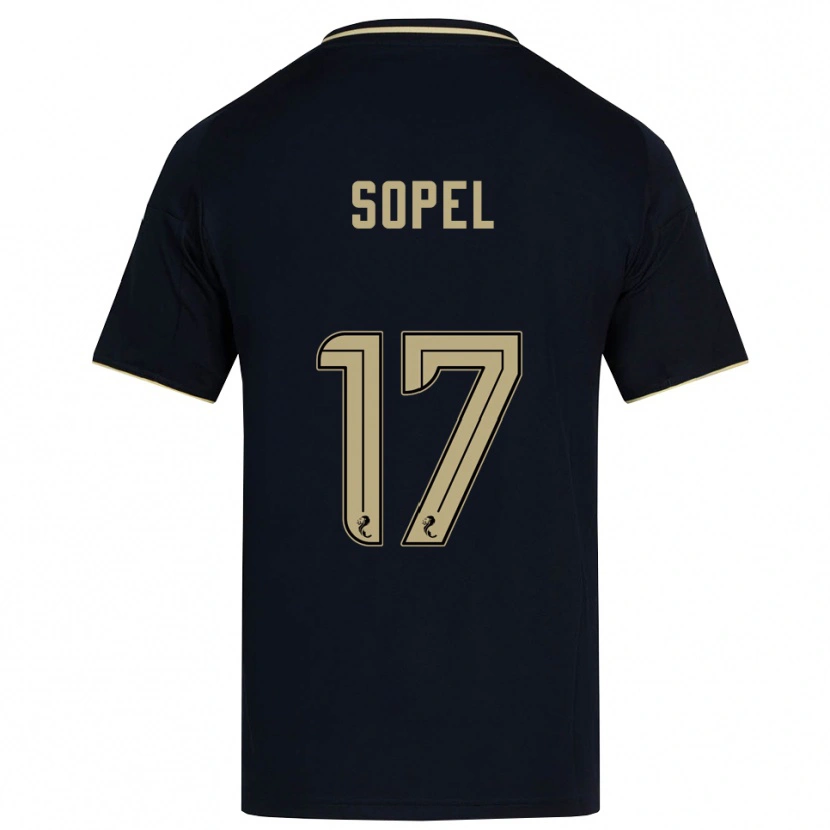 Danxen Damen Nadia Sopel #17 Marine Gold Auswärtstrikot Trikot 2025/26 T-Shirt