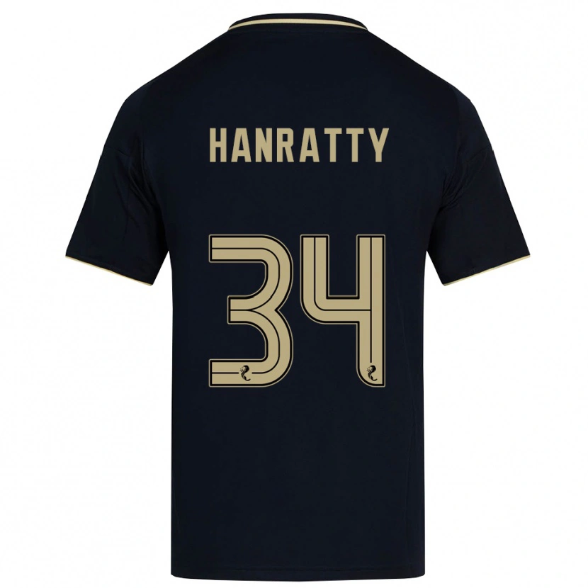 Danxen Damen Kevin Hanratty #34 Marine Gold Auswärtstrikot Trikot 2025/26 T-Shirt