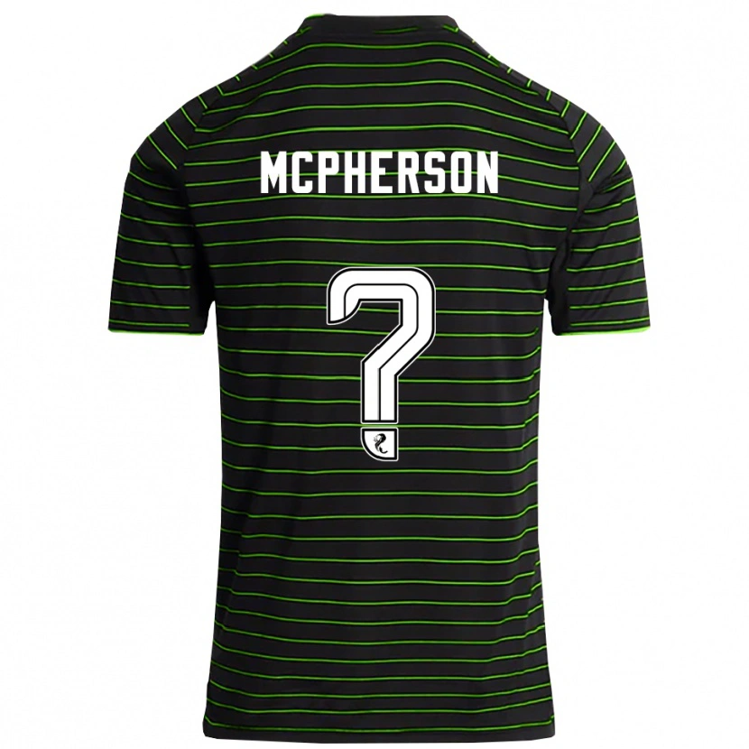 Danxen Damen Ben Mcpherson #0 Schwarz Grün Auswärtstrikot Trikot 2025/26 T-Shirt