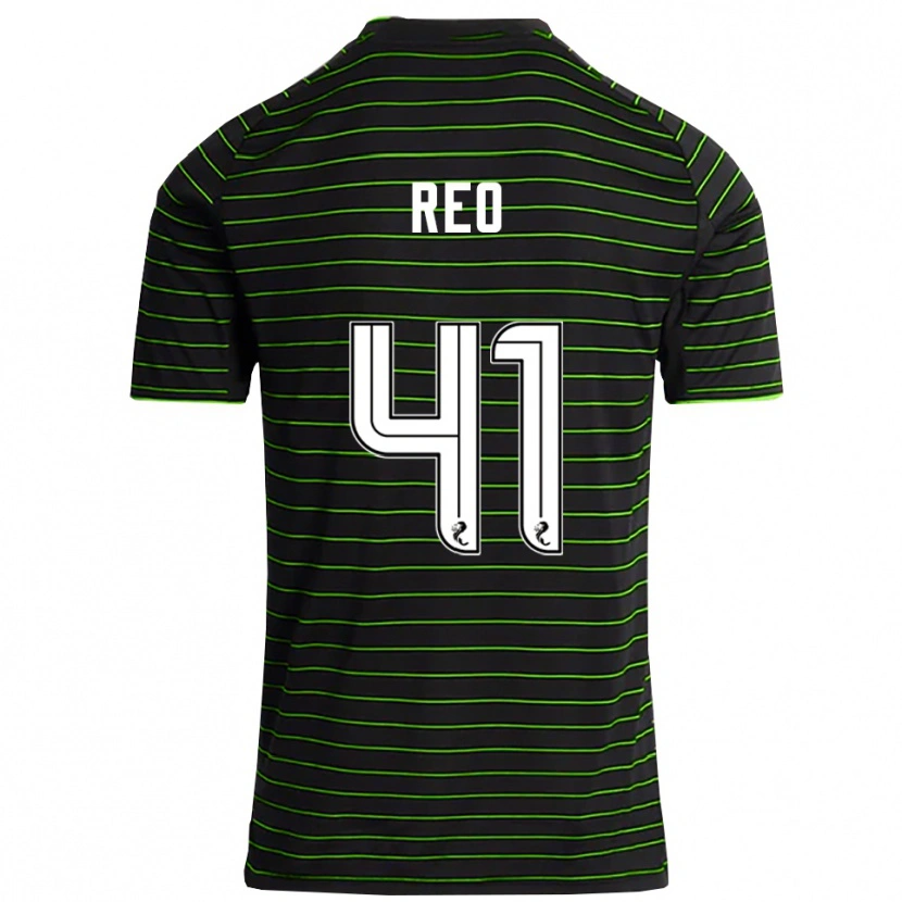 Danxen Damen Reo Hatate #41 Schwarz Grün Auswärtstrikot Trikot 2025/26 T-Shirt