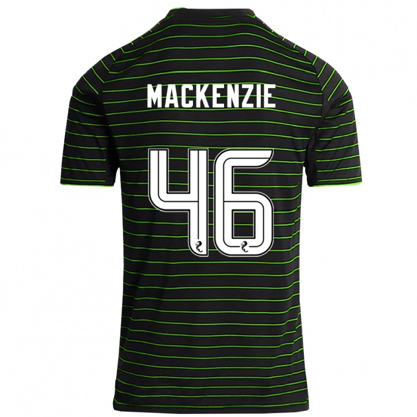 Danxen Damen Magnus Mackenzie #46 Schwarz Grün Auswärtstrikot Trikot 2025/26 T-Shirt