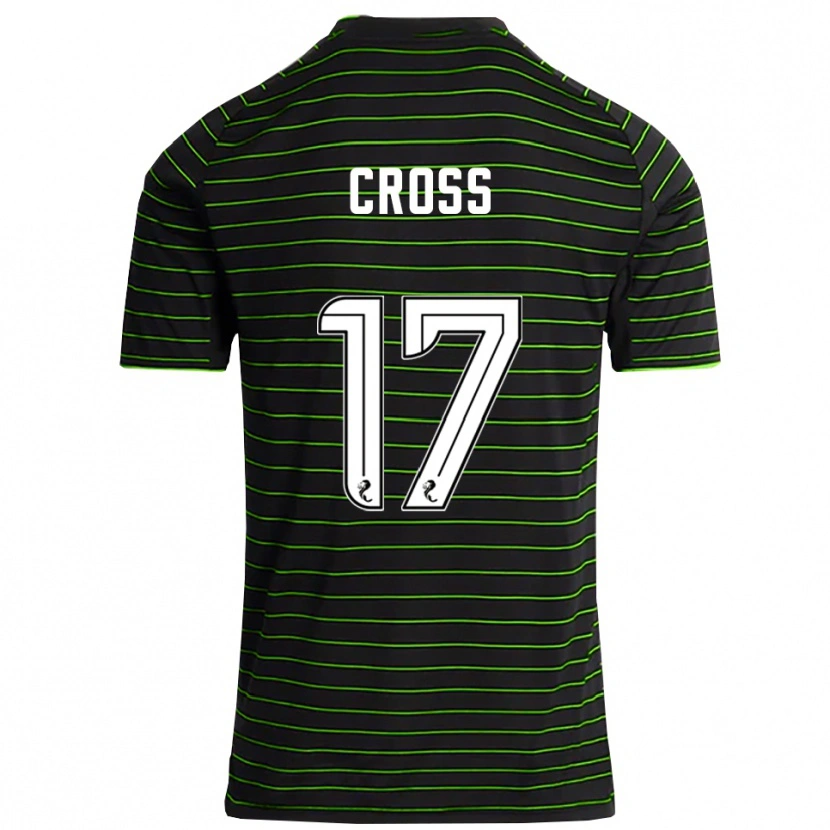 Danxen Damen Morgan Cross #17 Schwarz Grün Auswärtstrikot Trikot 2025/26 T-Shirt