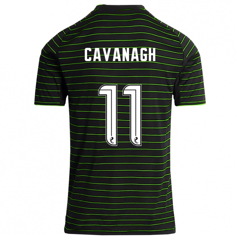 Danxen Damen Colette Cavanagh #11 Schwarz Grün Auswärtstrikot Trikot 2025/26 T-Shirt