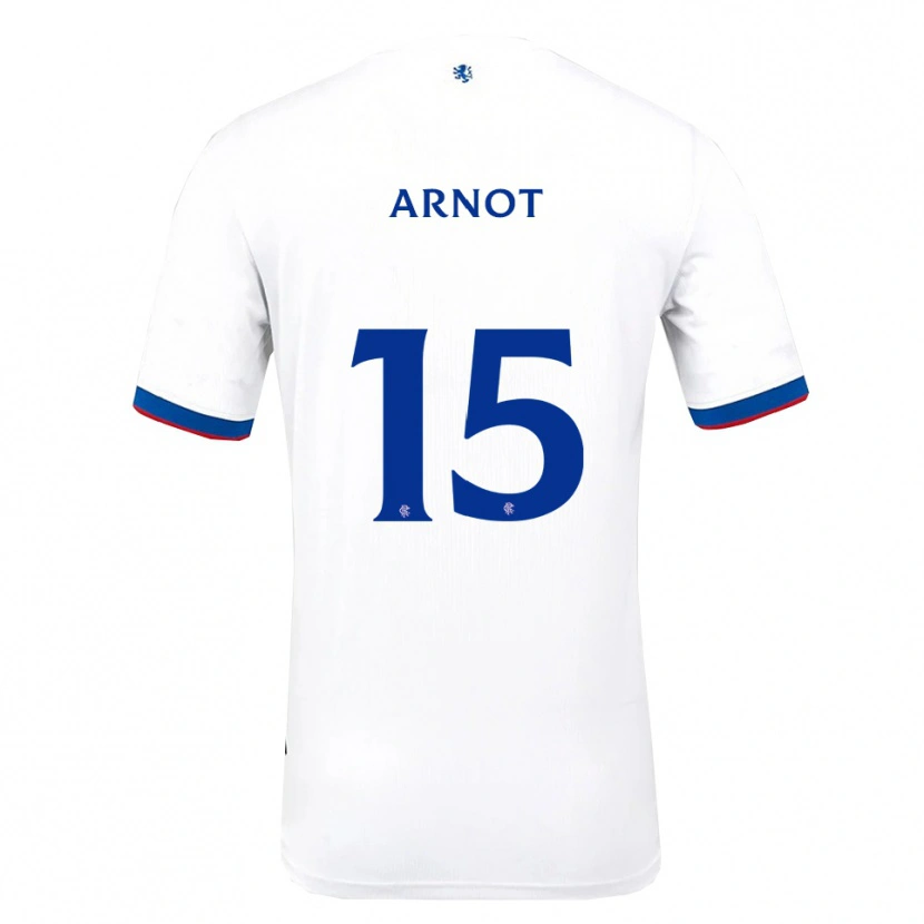 Danxen Damen Lizzie Arnot #15 Weiß Rot Blau Auswärtstrikot Trikot 2025/26 T-Shirt