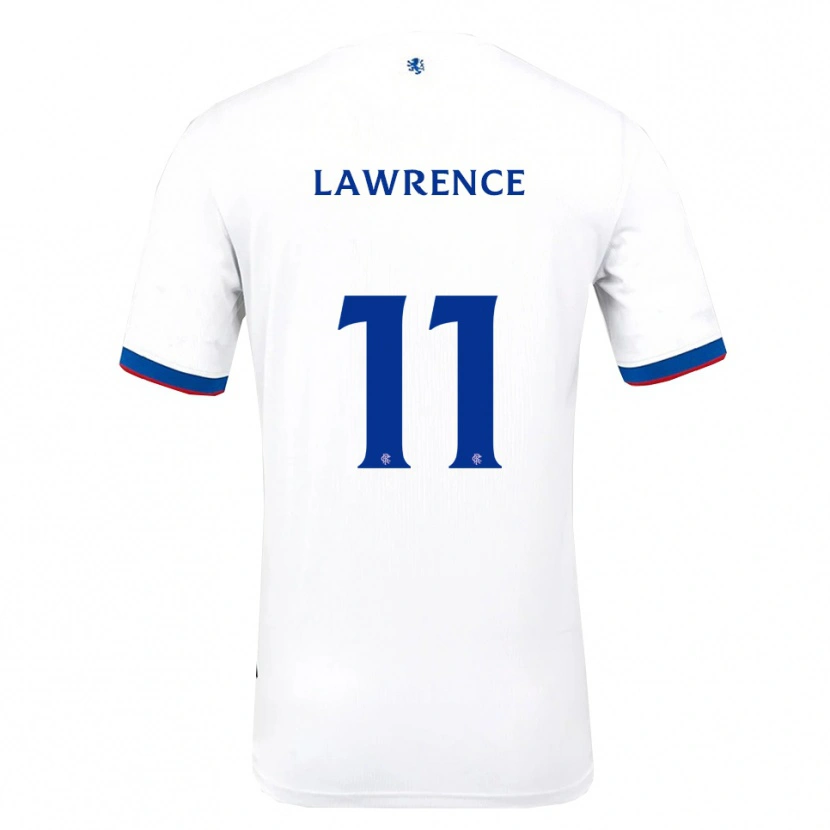 Danxen Damen Tom Lawrence #11 Weiß Rot Blau Auswärtstrikot Trikot 2025/26 T-Shirt