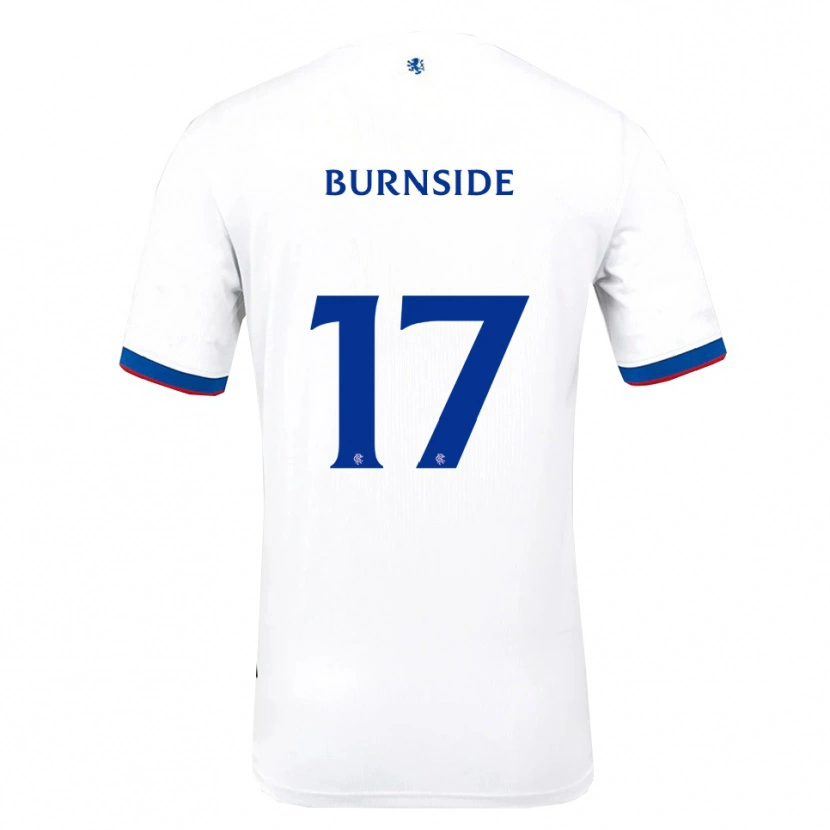 Danxen Damen Callum Burnside #17 Weiß Rot Blau Auswärtstrikot Trikot 2025/26 T-Shirt