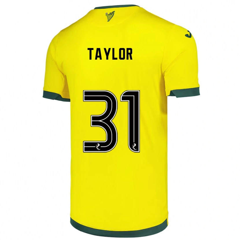 Danxen Damen Linzi Taylor #31 Gelb Grün Auswärtstrikot Trikot 2025/26 T-Shirt