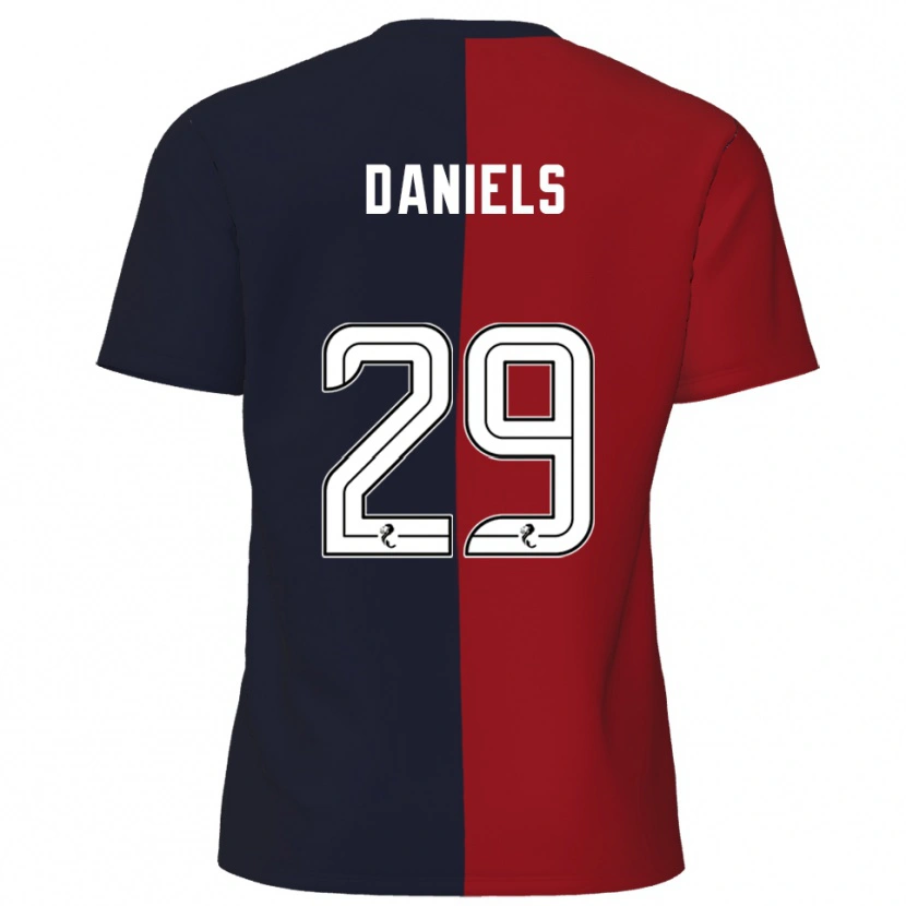 Danxen Damen Djenairo Daniels #29 Rot Marine Auswärtstrikot Trikot 2025/26 T-Shirt