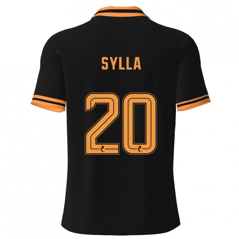 Danxen Damen Mohamad Sylla #20 Schwarz Gelb Auswärtstrikot Trikot 2025/26 T-Shirt