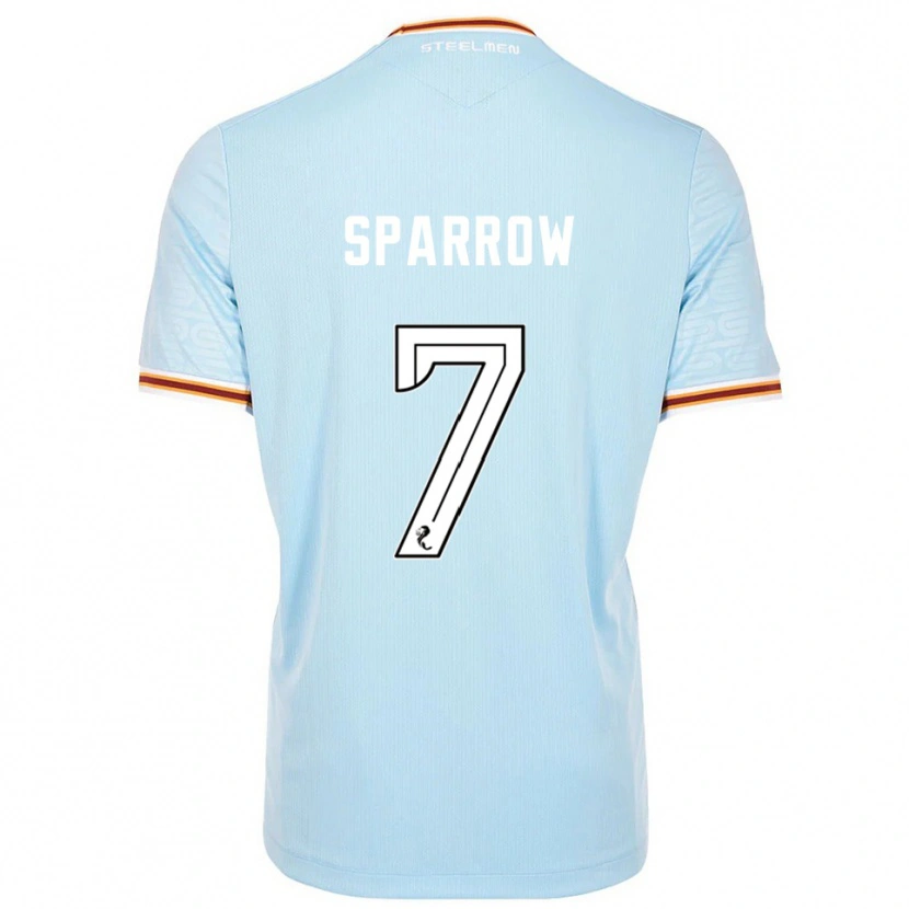 Danxen Damen Tom Sparrow #7 Himmelblau Auswärtstrikot Trikot 2025/26 T-Shirt