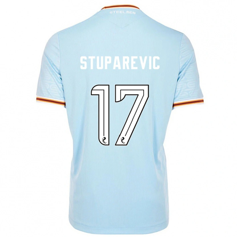 Danxen Damen Filip Stuparevic #17 Himmelblau Auswärtstrikot Trikot 2025/26 T-Shirt