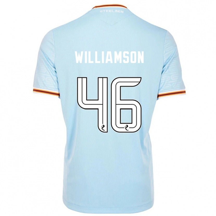 Danxen Damen Scott Williamson #46 Himmelblau Auswärtstrikot Trikot 2025/26 T-Shirt