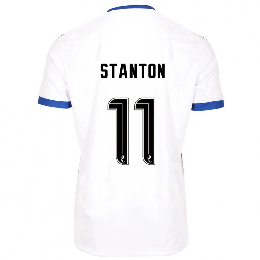 Danxen Damen Sam Stanton #11 Weiß Blau Auswärtstrikot Trikot 2025/26 T-Shirt