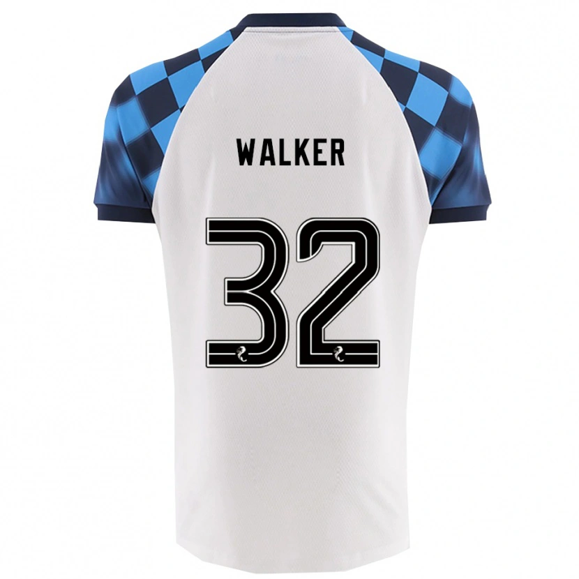 Danxen Damen Rhys Walker #32 Weiß Himmelblau Auswärtstrikot Trikot 2025/26 T-Shirt