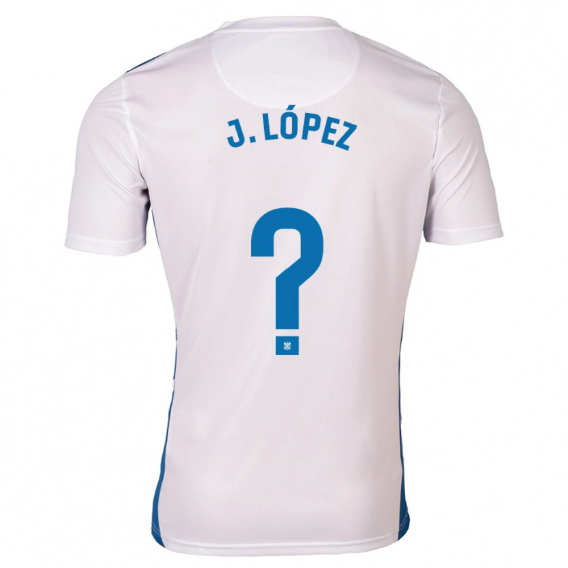 Danxen Kinder Jennifer López #0 Weiß Blau Heimtrikot Trikot 2025/26 T-Shirt