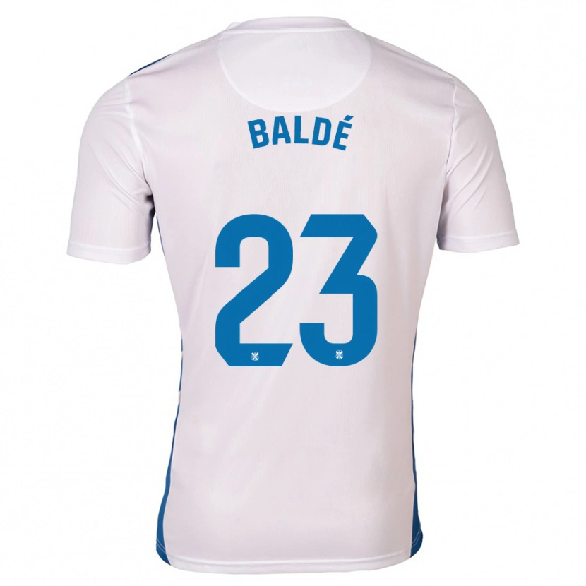 Danxen Kinder Ibrahim Baldé #23 Weiß Blau Heimtrikot Trikot 2025/26 T-Shirt