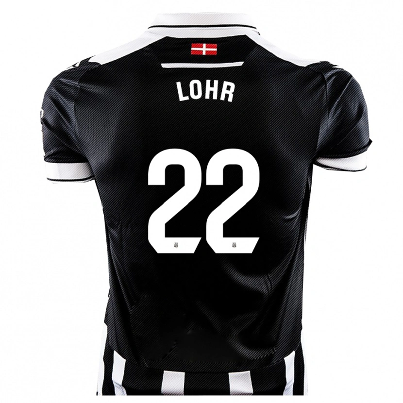 Danxen Kinder Luca Lohr #22 Schwarz Weiß Heimtrikot Trikot 2025/26 T-Shirt