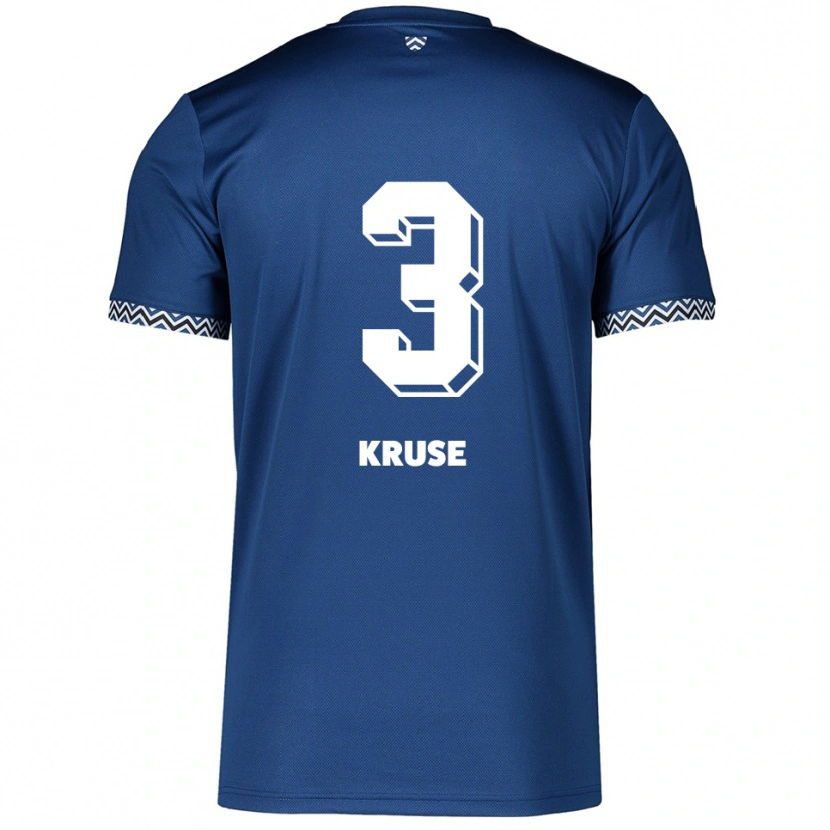 Danxen Kinder Konrad Kruse #3 Marineblau Weiß Heimtrikot Trikot 2025/26 T-Shirt