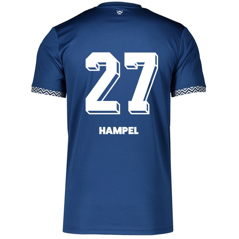 Danxen Kinder Jocelyn Hampel #27 Marineblau Weiß Heimtrikot Trikot 2025/26 T-Shirt