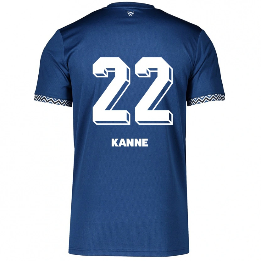 Danxen Kinder Louis Kanne #22 Marineblau Weiß Heimtrikot Trikot 2025/26 T-Shirt