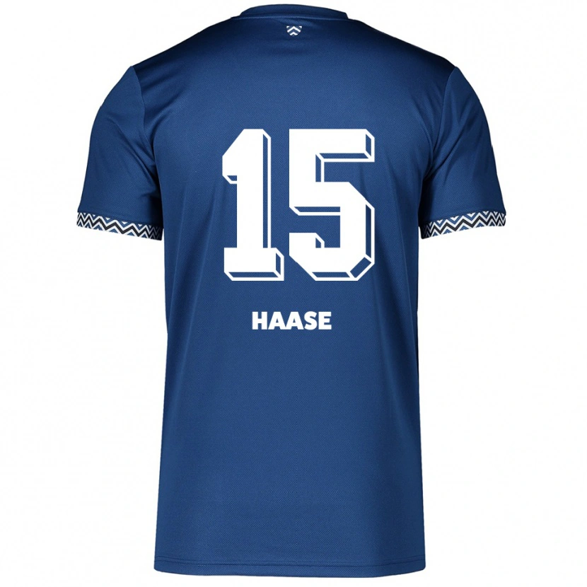 Danxen Kinder Leo Haase #15 Marineblau Weiß Heimtrikot Trikot 2025/26 T-Shirt