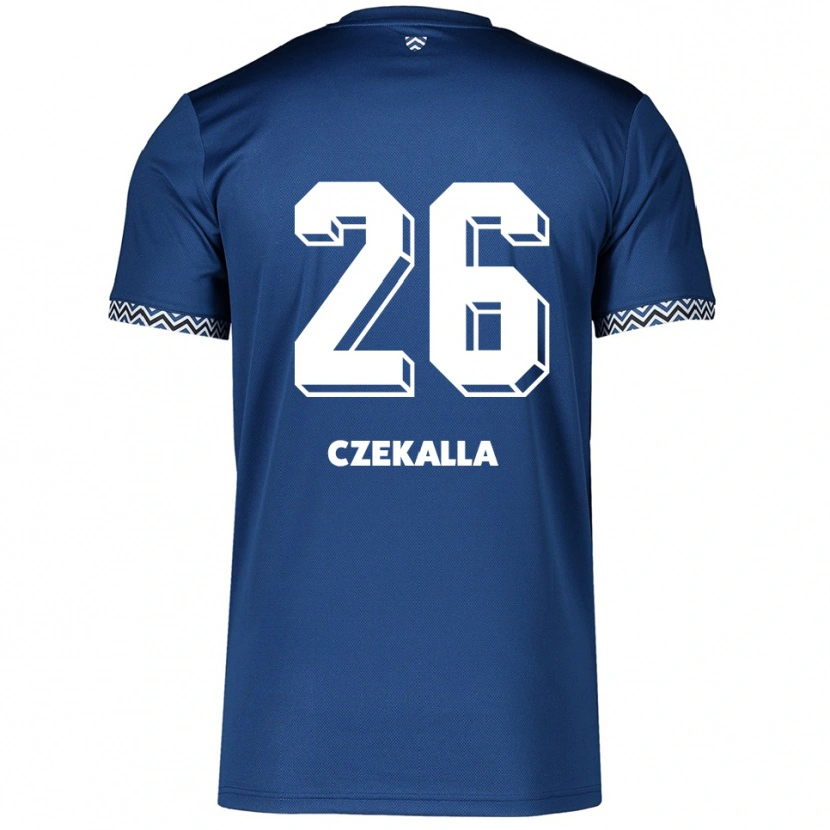 Danxen Kinder Anna Czekalla #26 Marineblau Weiß Heimtrikot Trikot 2025/26 T-Shirt