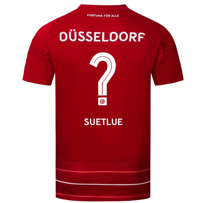 Danxen Kinder Serra Suetlue #0 Rot Weiß Heimtrikot Trikot 2025/26 T-Shirt