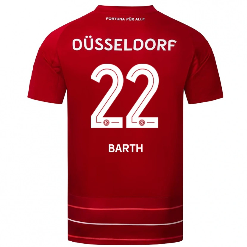 Danxen Kinder Tom Barth #22 Rot Weiß Heimtrikot Trikot 2025/26 T-Shirt