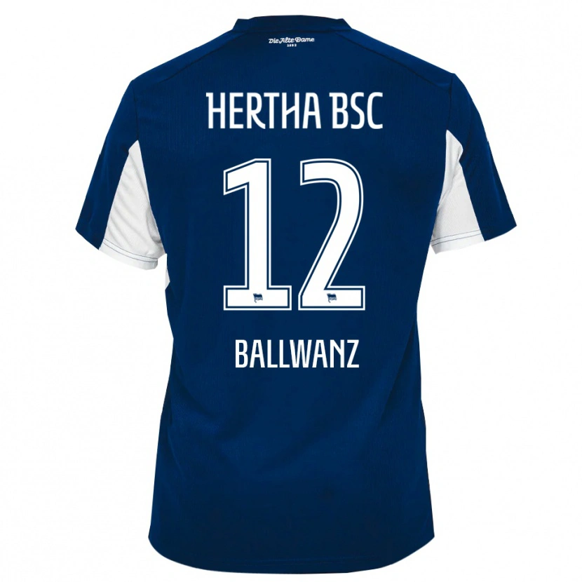 Danxen Kinder Lennox Ballwanz #12 Weiß Blau Heimtrikot Trikot 2025/26 T-Shirt
