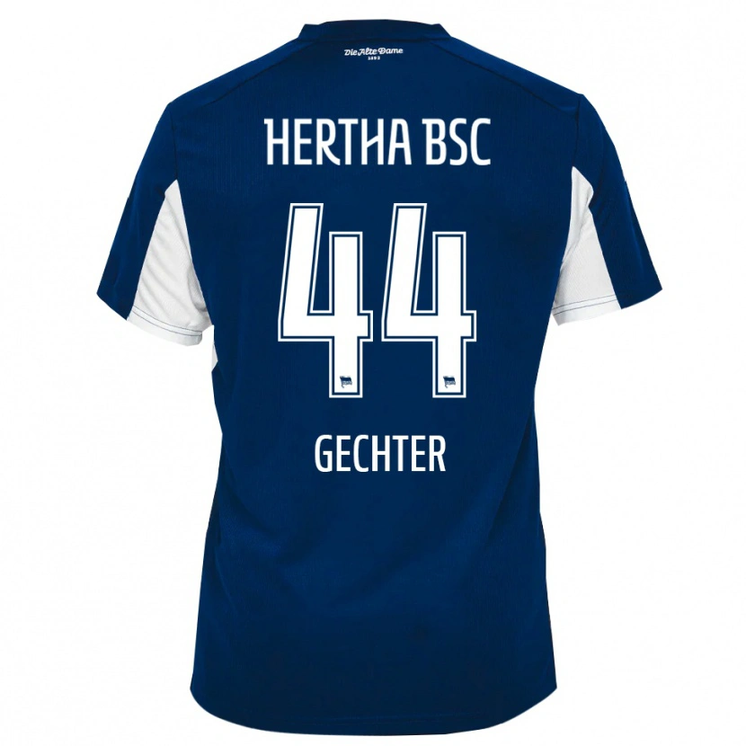Danxen Kinder Linus Gechter #44 Weiß Blau Heimtrikot Trikot 2025/26 T-Shirt