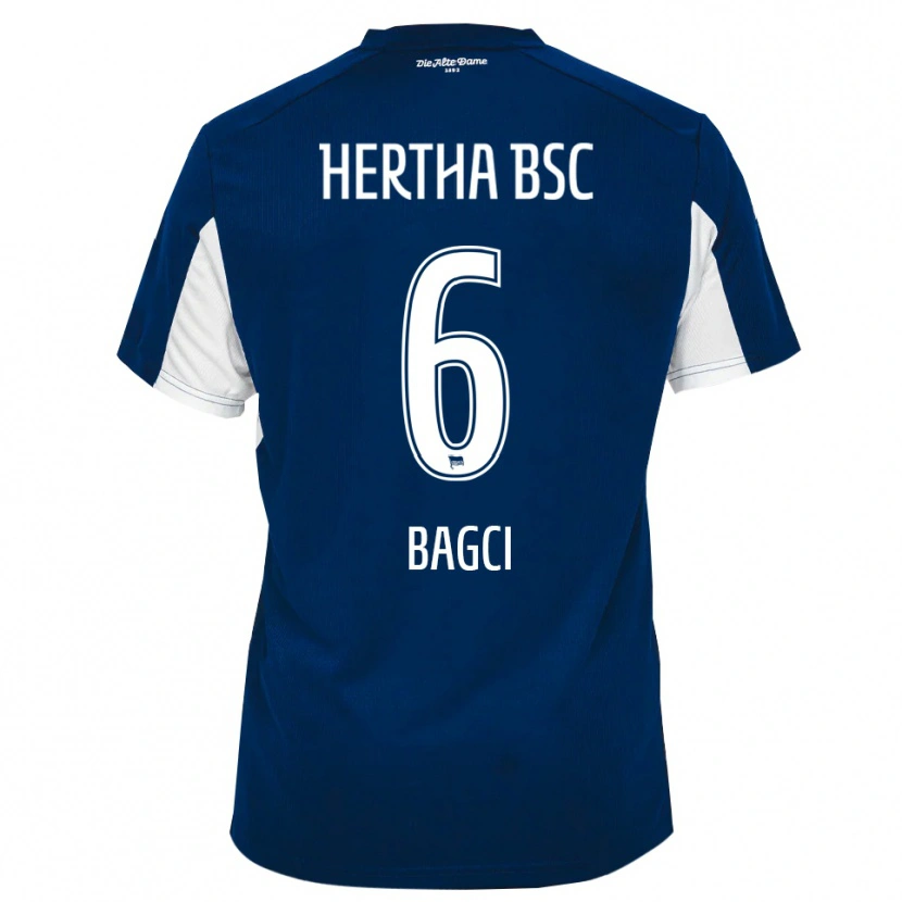 Danxen Kinder Elyas Bagci #6 Weiß Blau Heimtrikot Trikot 2025/26 T-Shirt