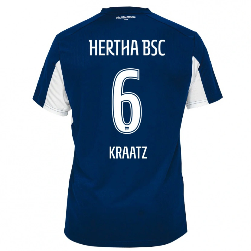 Danxen Kinder Salim Kraatz #6 Weiß Blau Heimtrikot Trikot 2025/26 T-Shirt