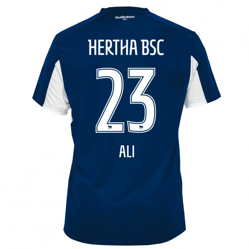 Danxen Kinder Denniz Ali #23 Weiß Blau Heimtrikot Trikot 2025/26 T-Shirt