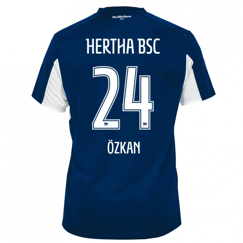 Danxen Kinder Muhammed Özkan #24 Weiß Blau Heimtrikot Trikot 2025/26 T-Shirt