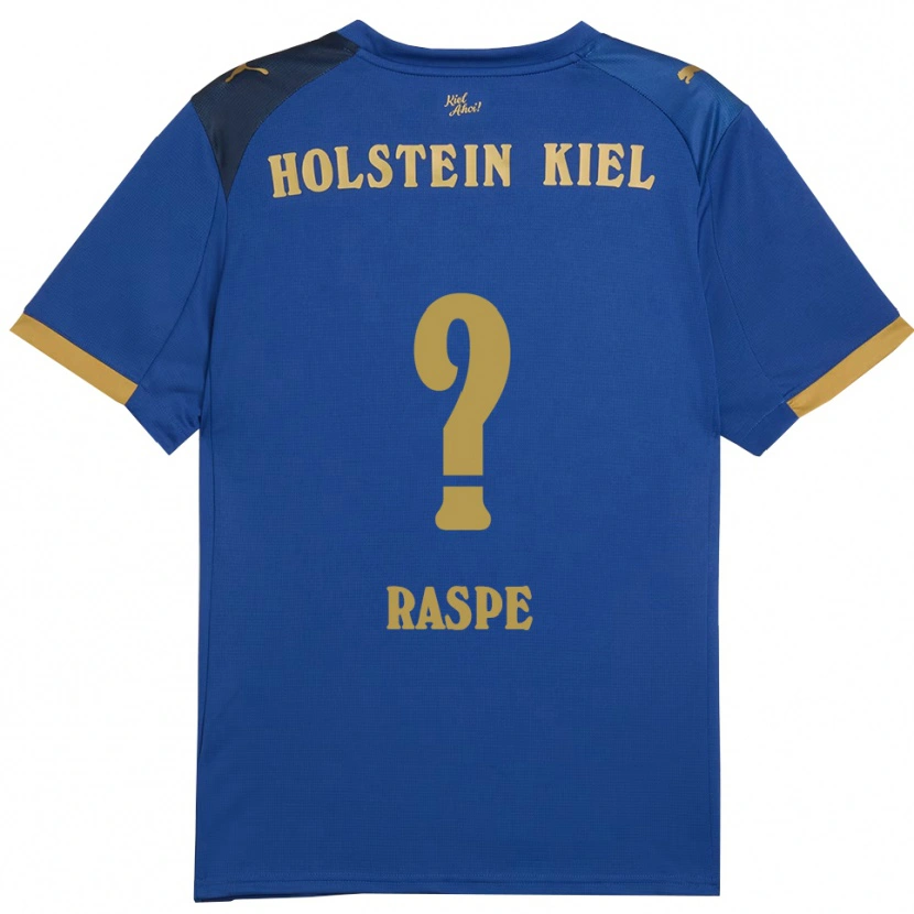 Danxen Kinder Maximilian Raspe #0 Blau Gold Heimtrikot Trikot 2025/26 T-Shirt
