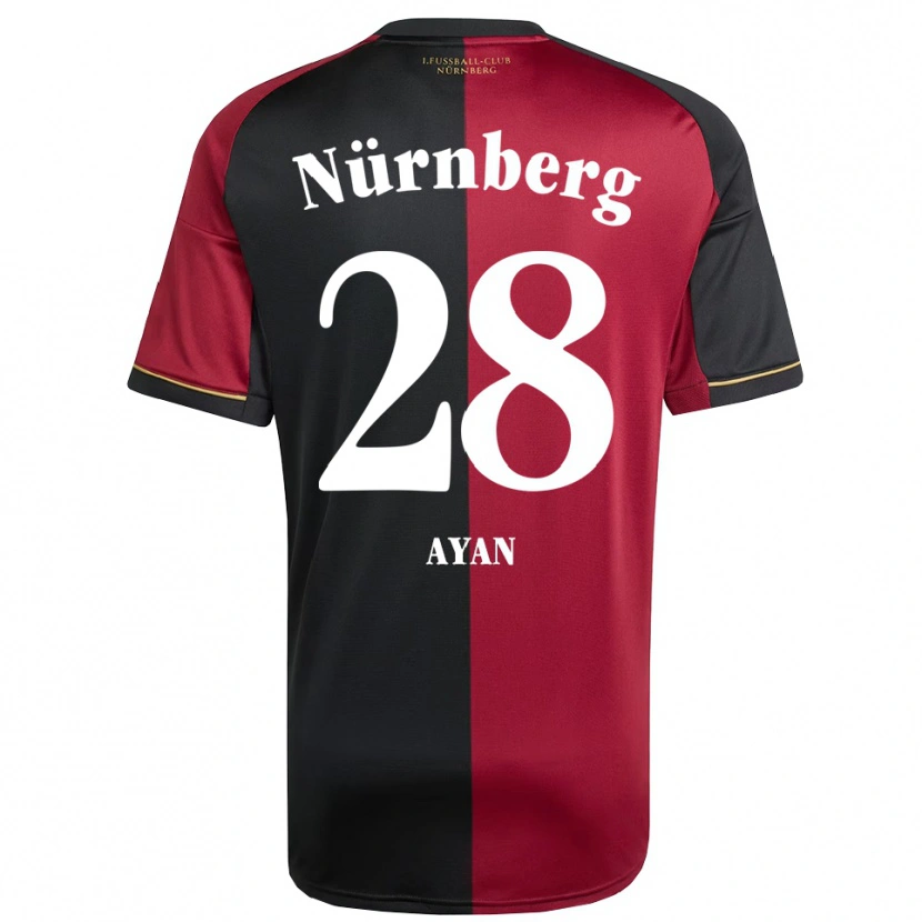 Danxen Kinder Üveys Ayan #28 Burgunder Schwarz Heimtrikot Trikot 2025/26 T-Shirt