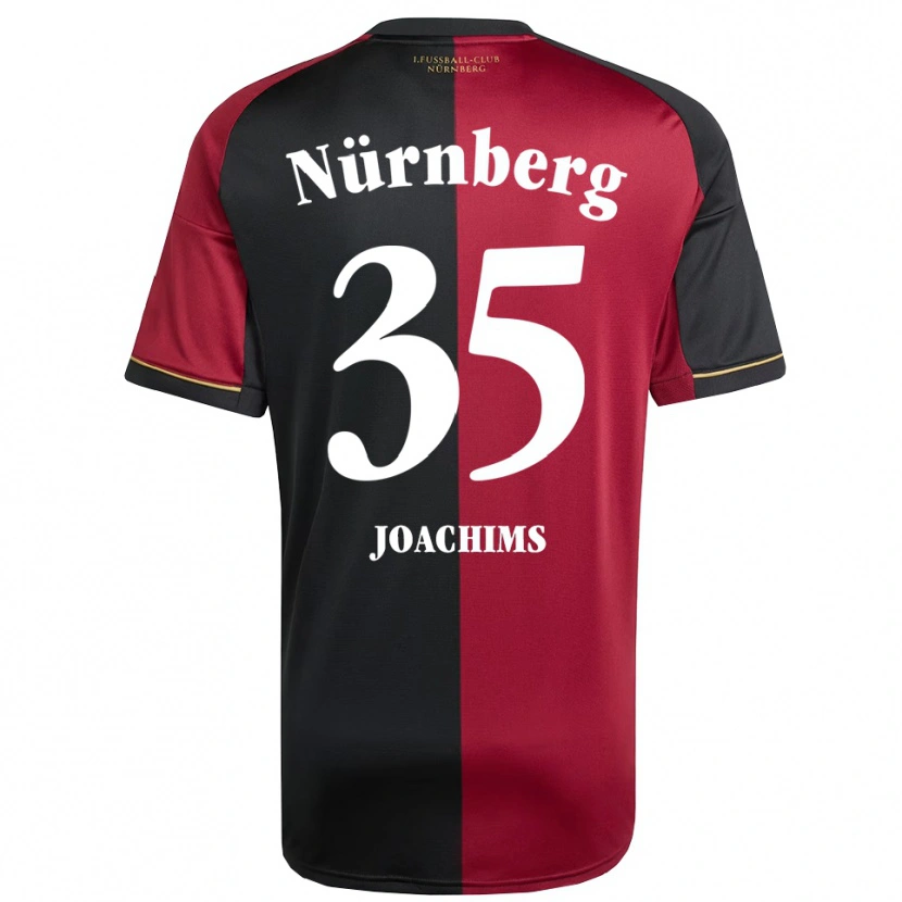 Danxen Kinder Simon Joachims #35 Burgunder Schwarz Heimtrikot Trikot 2025/26 T-Shirt