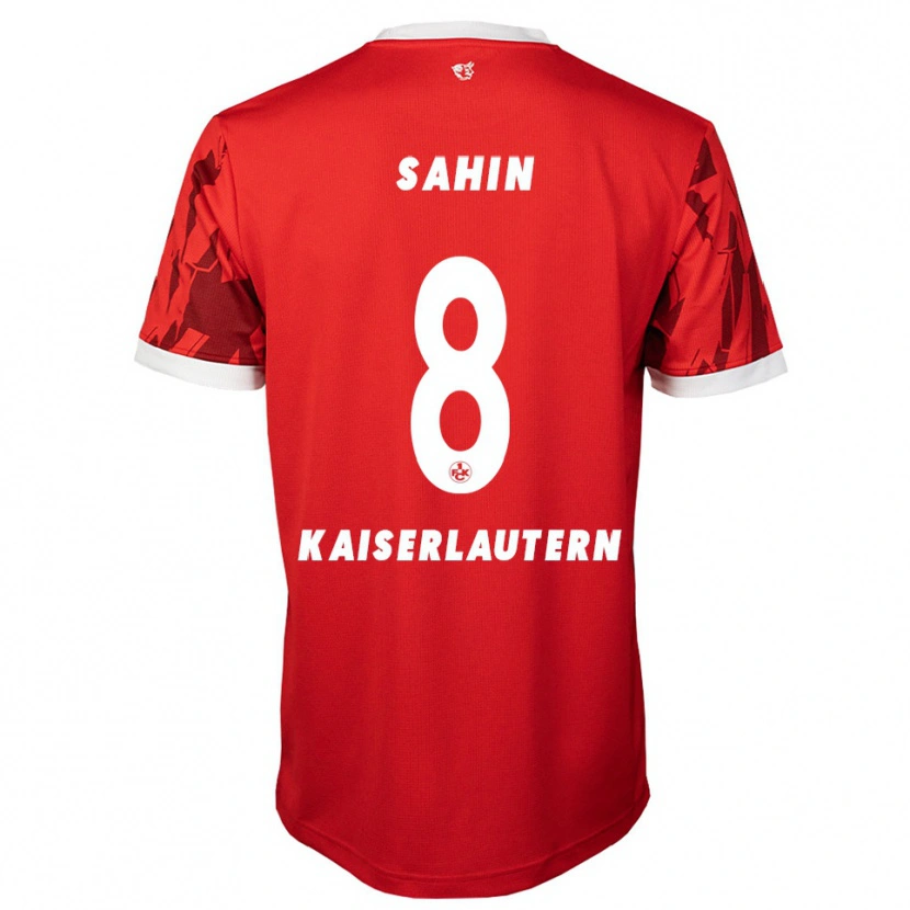 Danxen Kinder Semih Sahin #8 Rot Weiß Heimtrikot Trikot 2025/26 T-Shirt