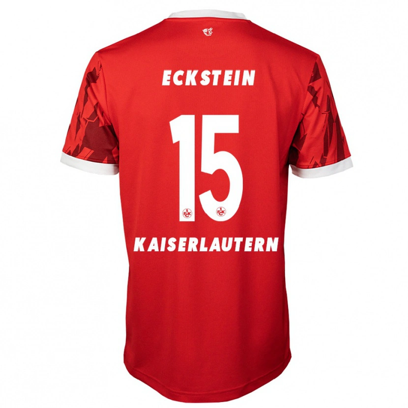 Danxen Kinder Tanyel Eckstein #15 Rot Weiß Heimtrikot Trikot 2025/26 T-Shirt