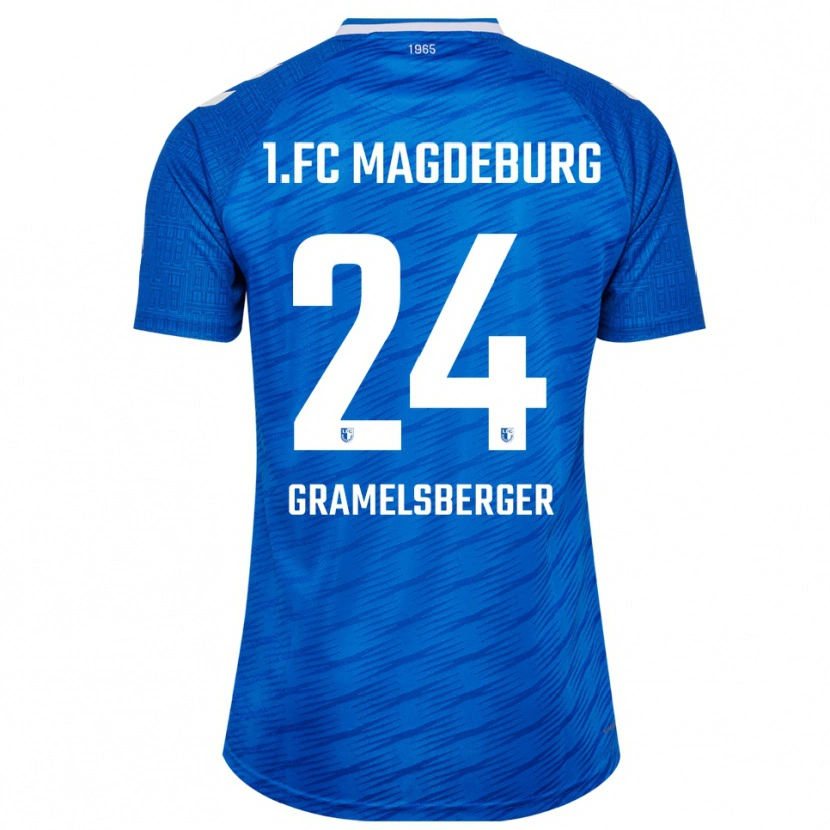 Danxen Kinder Lennert Gramelsberger #24 Blau Weiß Heimtrikot Trikot 2025/26 T-Shirt