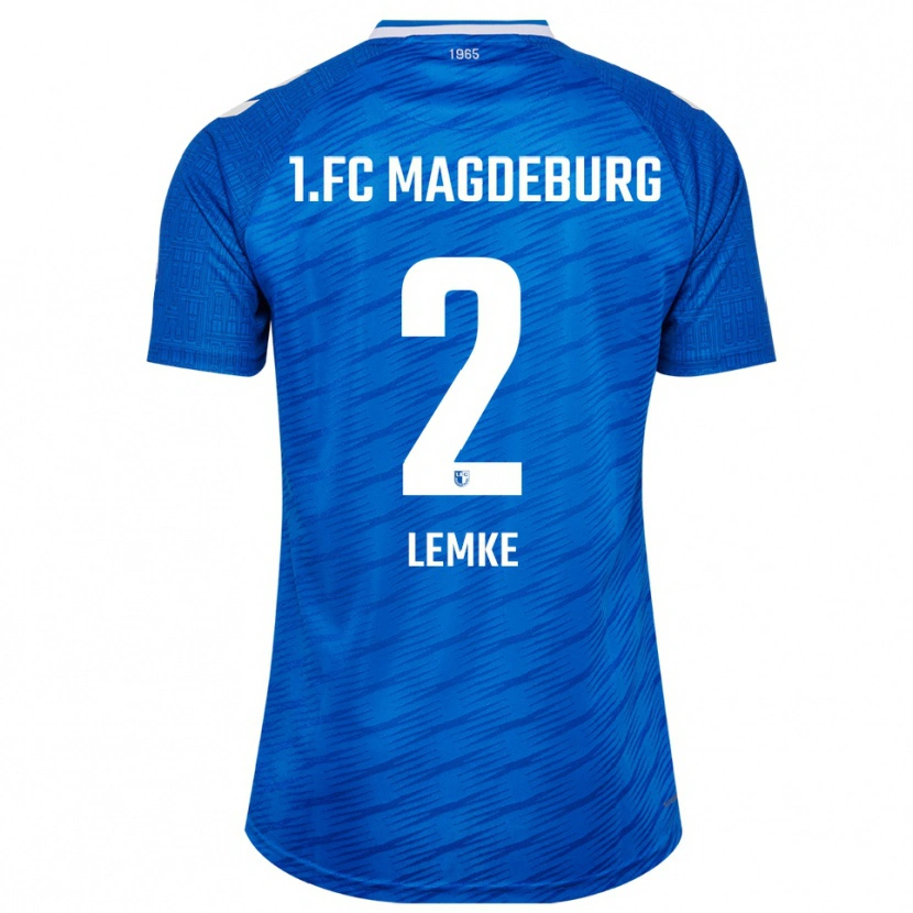 Danxen Kinder Rick Lemke #2 Blau Weiß Heimtrikot Trikot 2025/26 T-Shirt