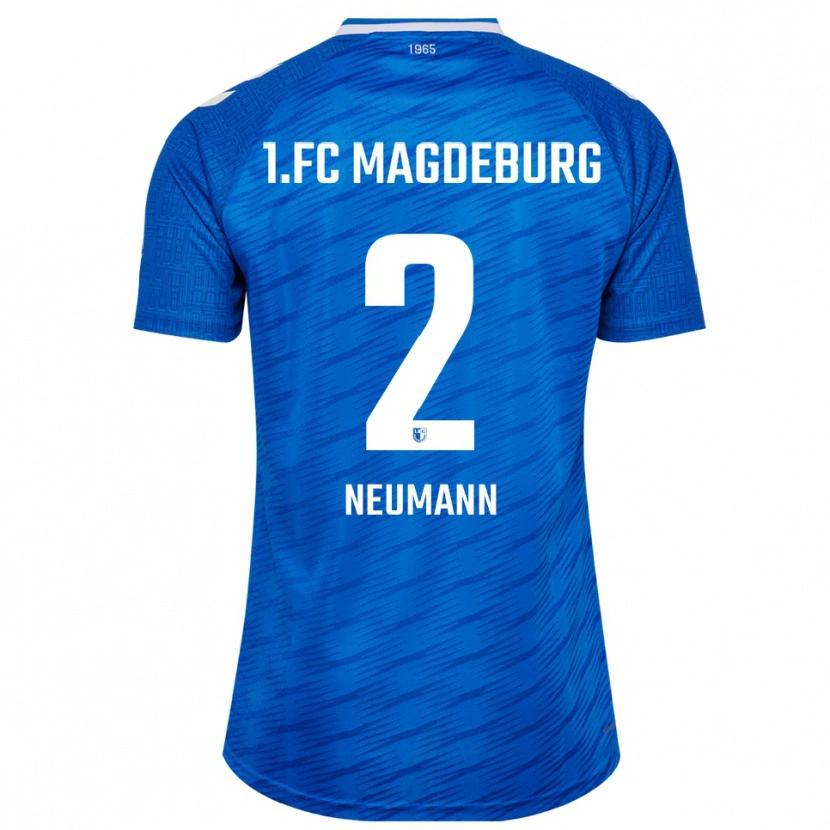 Danxen Kinder Lena Neumann #2 Blau Weiß Heimtrikot Trikot 2025/26 T-Shirt