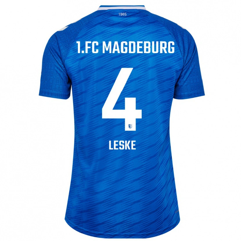 Danxen Kinder Jona Leske #4 Blau Weiß Heimtrikot Trikot 2025/26 T-Shirt